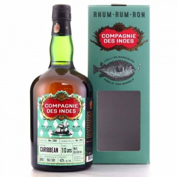 COMPAGNIE DES INDES CARRIBEAN 10 ANS (2008) SINGLE CASK 43º