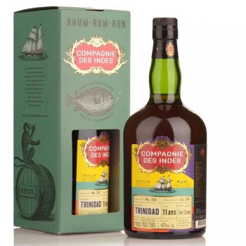 COMPAGNIE DES INDES TRINIDAD TEN CANE 11 ANS (2008) SINGLE CASK  43º