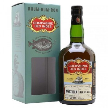 COMPAGNIE DES INDES VENEZUELA 14 ANS (2005) SINGLE CASK  43º DADC