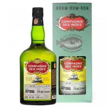 COMPAGNIE DES INDES GUYANA 14 ANS (2003)  SINGLE CASK 43º