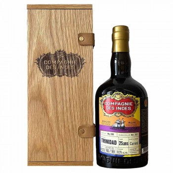 COMPAGNIE DES INDES TRINIDAD CARONI 25 ANS (1996)CASK STRENHGT SINGLE CASK 51,5º